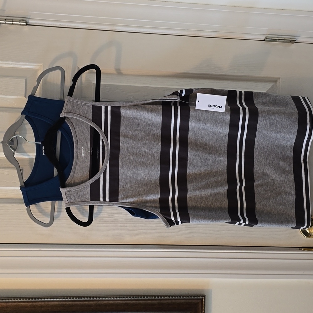 SONOMA BRAND MEN'S TANK TOP BUNDLE OF 2 TANKS SIZE SMALL